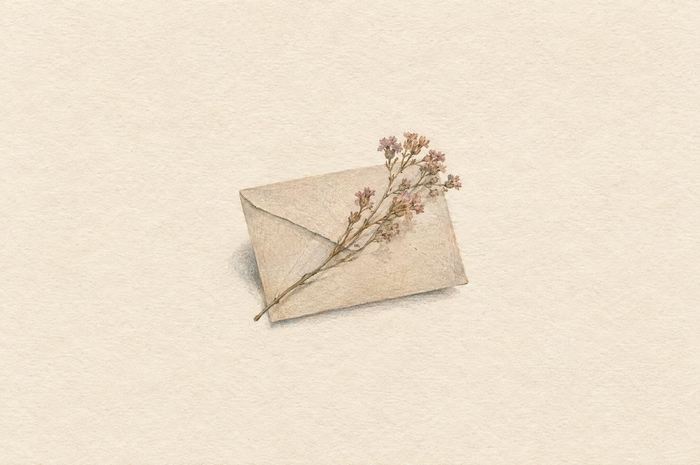 Ilustração do selo das cartas da psicóloga